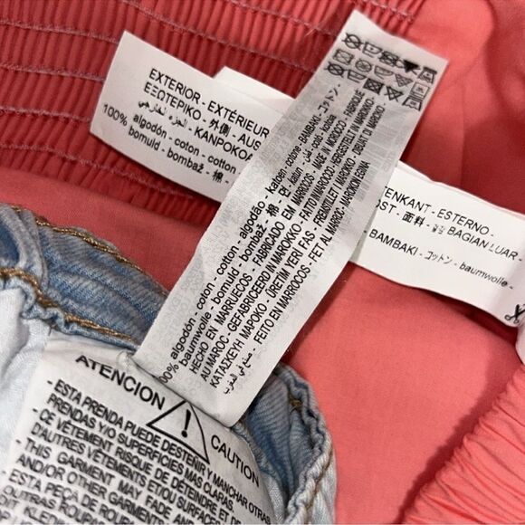 Zara Girls Blue & Coral Shorts Set(Size 11-12yrs) - Picture 7 of 8